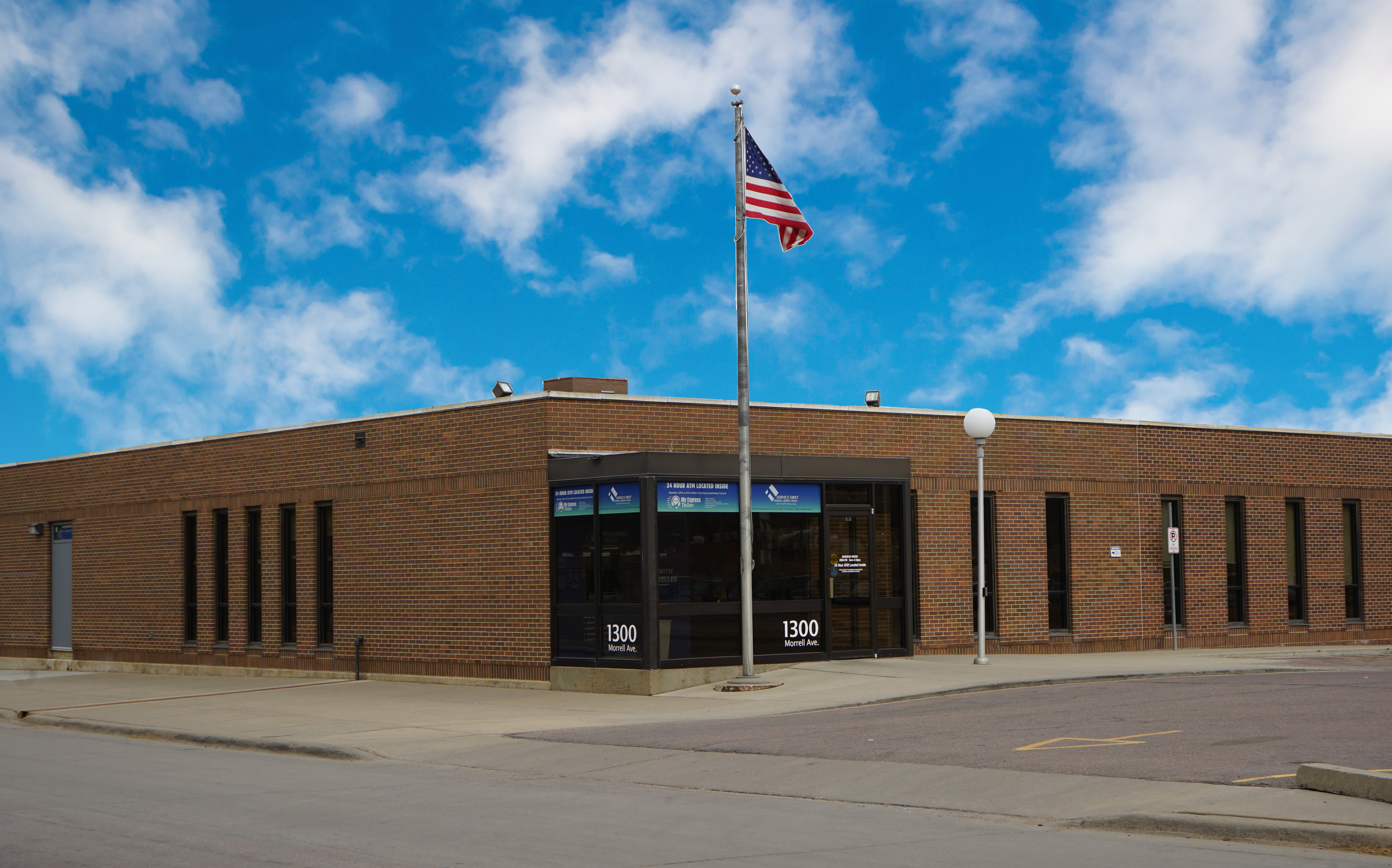 The Falls Landing branch on a nice sunny day